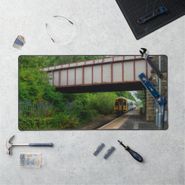 Colne Bound Trein Vertrekkend uit Burnley Barracks Bureaumat