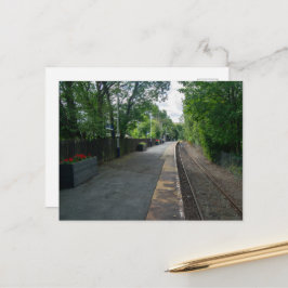 Colne Railway Station, Lancashire Briefkaart