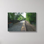 Colne Railway Station, Lancashire Canvas Afdruk (Voorkant)