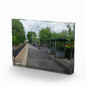 Colne Railway Station, Lancashire Fotoblokken (Rechts)