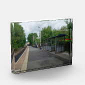 Colne Railway Station, Lancashire Fotoblokken (Links)