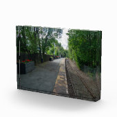 Colne Railway Station, Lancashire Fotoblokken (Rechts)