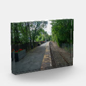 Colne Railway Station, Lancashire Fotoblokken (Links)