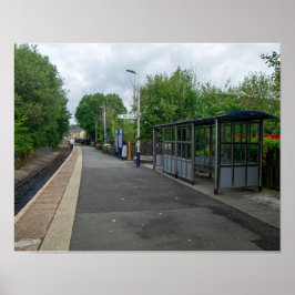 Colne Railway Station, Lancashire Poster