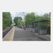 Colne Railway Station, Lancashire Rechthoekige Sticker (Voorkant)
