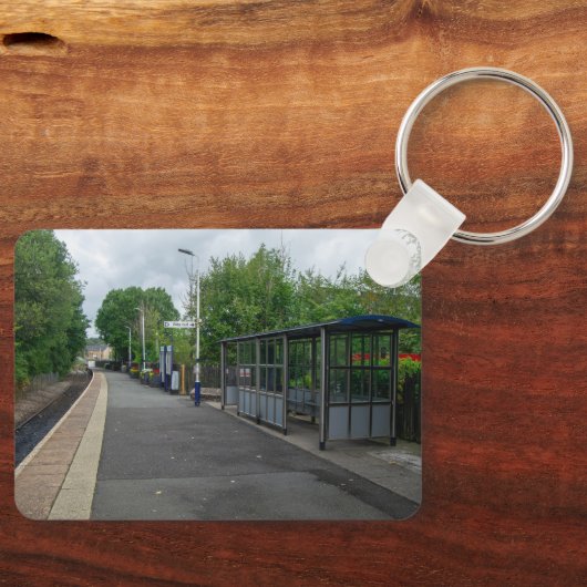 Colne Railway Station, Lancashire Sleutelhanger (Voorkant)