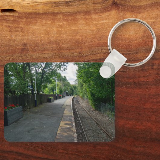Colne Railway Station, Lancashire Sleutelhanger (Voorkant)