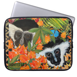 Colobus Friends Laptop Sleeve
