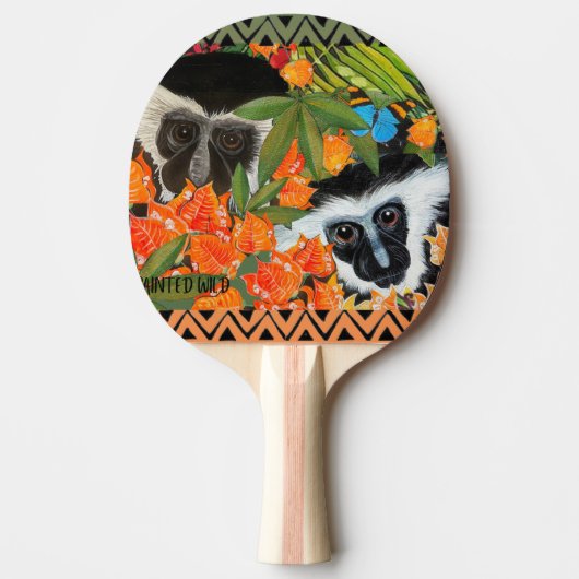 Colobus Friends Tafeltennisbatje (Voorkant)