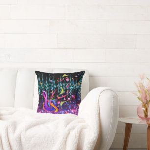Coloful Abstract ontwerp van Clef Sound Wave Kussen