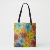 Coloful Flowers Tote Bag (Voorkant)