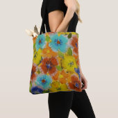 Coloful Flowers Tote Bag (Dichtbij)