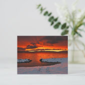 Coloful Lake Tahoe Sunrise... Briefkaart (Staand voorkant)