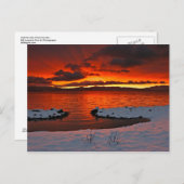 Coloful Lake Tahoe Sunrise... Briefkaart (Voorkant / Achterkant)