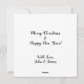 Coloful LGBTQ Pride Rainbow Flag kerstster Feestdagenkaart (Achterkant)