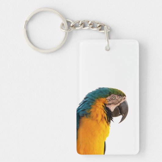 coloful Parrot Sleutelhanger (Voorkant)