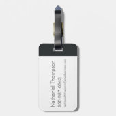 Coloful "Tantrum" TAZ™ Bagagelabel (Achterkant verticaal)