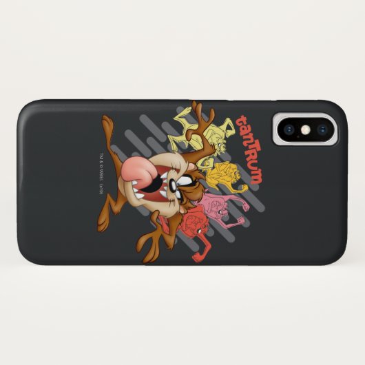 Coloful "Tantrum" TAZ™ Case-Mate iPhone Case (Achterkant (horizontaal))