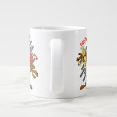 Coloful "Tantrum" TAZ™ Grote Koffiekop (Achterkant)