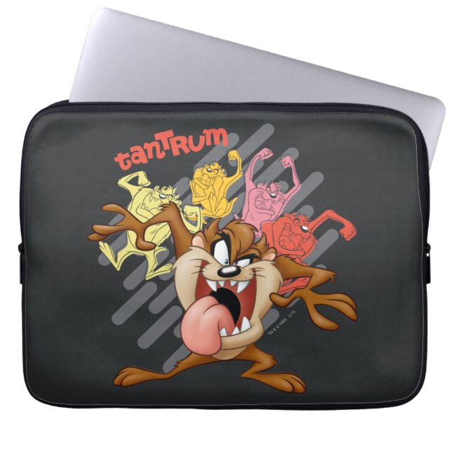 Coloful "Tantrum" TAZ™ Laptop Sleeve (Voorkant)