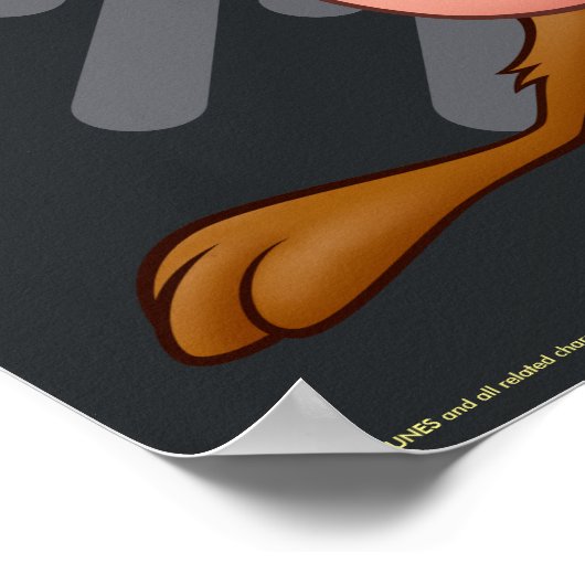 Coloful "Tantrum" TAZ™ Poster (Hoek)