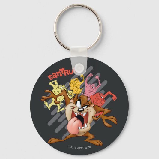 Coloful "Tantrum" TAZ™ Sleutelhanger (Voorkant)