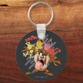 Coloful "Tantrum" TAZ™ Sleutelhanger (Voorkant)