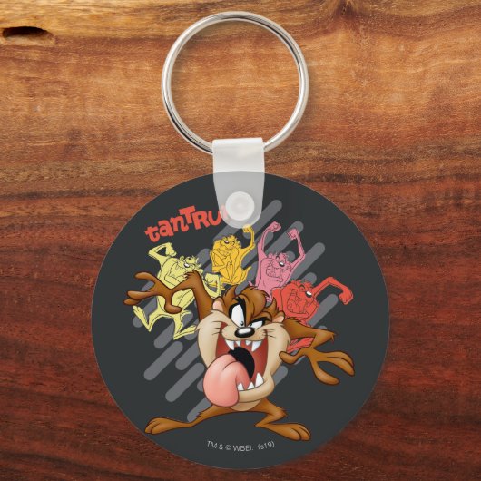 Coloful "Tantrum" TAZ™ Sleutelhanger (Voorkant)