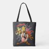 Coloful "Tantrum" TAZ™ Tote Bag (Achterkant)