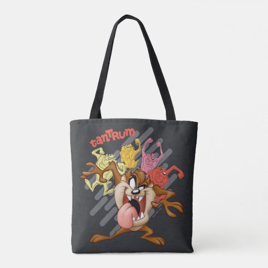 Coloful "Tantrum" TAZ™ Tote Bag (Achterkant)
