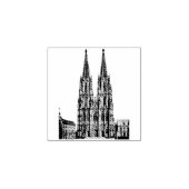 Cologne cathedral 1911 – Kölner Dom Rubberstempel (Afrduk)