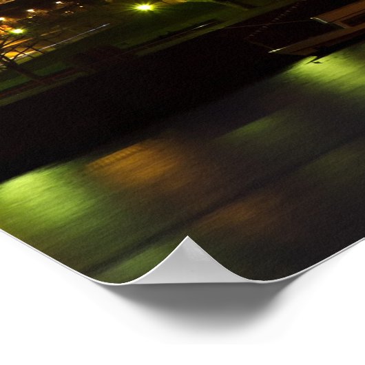 Cologne - Cathedral at twilight poster (Hoek)