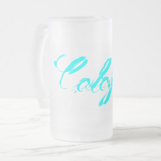 Cologne – Colonia – Köln am Rhein Matglas Bierpul (Voorkant links)