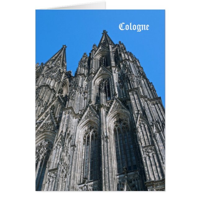 Cologne Dom Kaart (Voorkant)