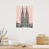 Cologne Dome Cologne Köln Kölsches Grundgesetz Poster (Keuken)