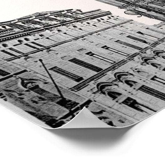 Cologne Dome Cologne Köln Kölsches Grundgesetz Poster (Hoek)