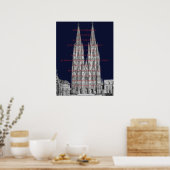 Cologne Dome Cologne Köln Kölsches Grundgesetz Poster (Keuken)