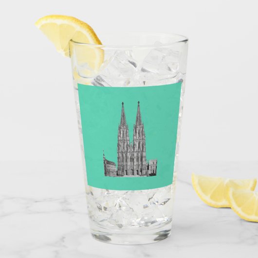Cologne Dome Cologne Köln Kölschglas Glas (Voorkant ijs)