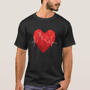 Cologne Silhouette Hartslag Duitsland Köln Dom van T-shirt