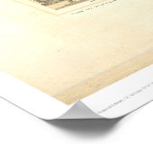 Coloma, CA. Panoramische kaart 1857 (0423A) Poster (Hoek)