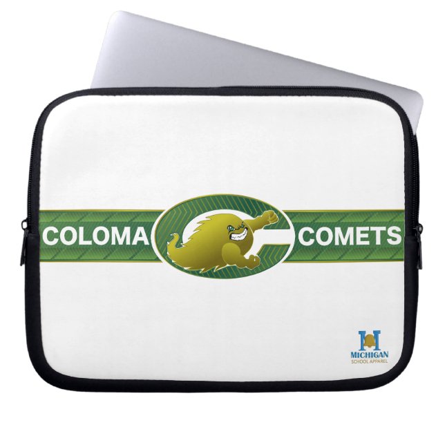 Coloma Comets Laptop Sleeve (Voorkant)