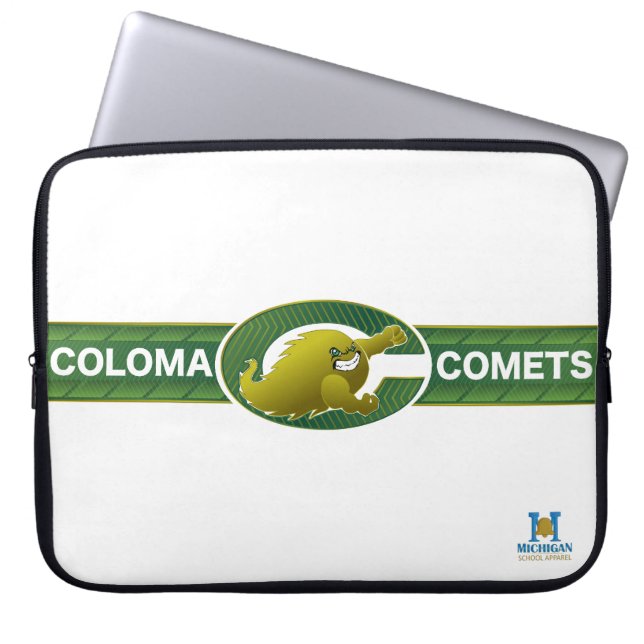 Coloma Comets Laptop Sleeve (Voorkant)