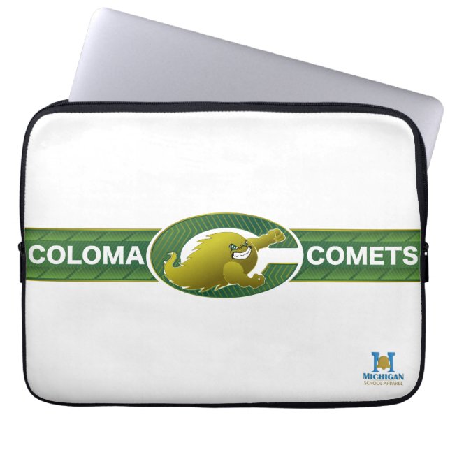 Coloma Comets Laptop Sleeve (Voorkant)