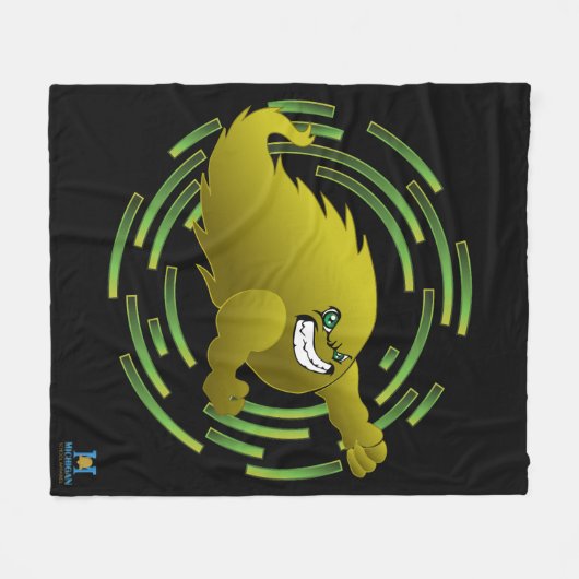 Coloma Kometen #4 Fleece Deken (Voorkant (Horizontaal))