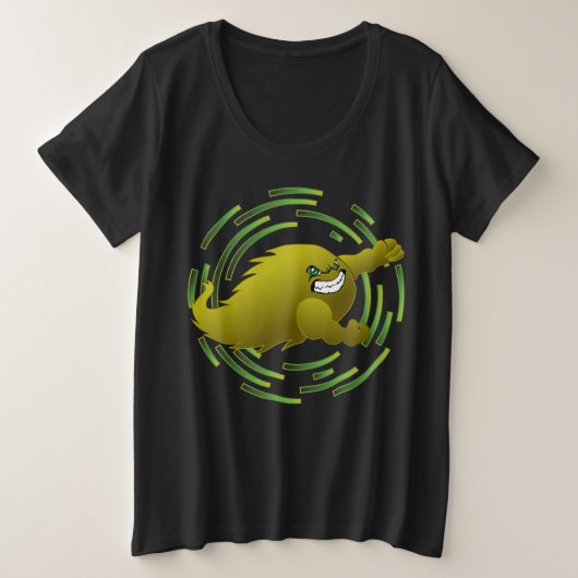 Coloma Kometen #4 Grote Maat T-shirt (Design voorkant)