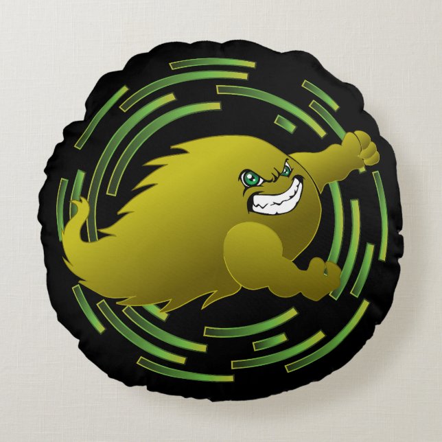 Coloma Kometen #4 Rond Kussen (Voorkant)