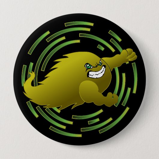 Coloma Kometen #4 Ronde Button 4,0 Cm (Voorkant)