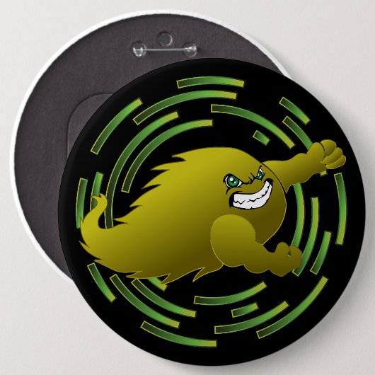 Coloma Kometen #4 Ronde Button 6,0 Cm (Voorkant /achterkant)