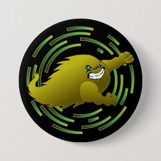 Coloma Kometen #4 Ronde Button 7,6 Cm (Voorkant)