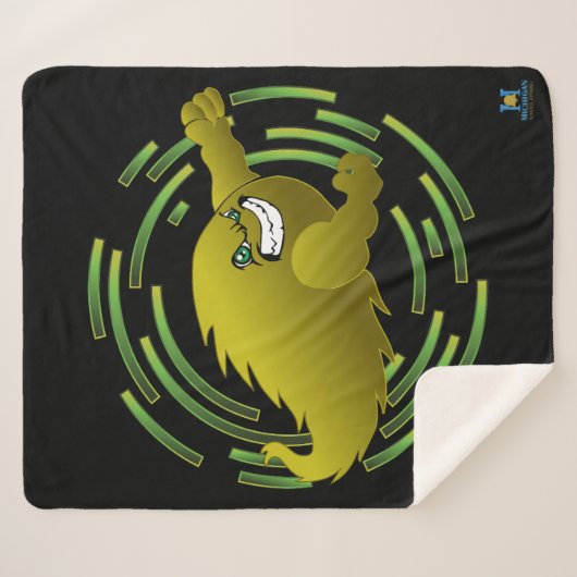 Coloma Kometen #4 Sherpa Deken (Voorkant (horizontaal))